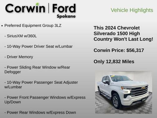 2024 Chevrolet Silverado 1500 High Country
