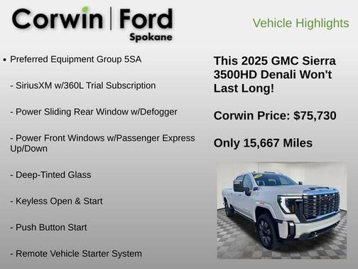 2025 GMC Sierra 3500 Denali