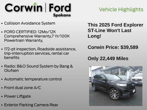 2025 Ford Explorer ST-Line