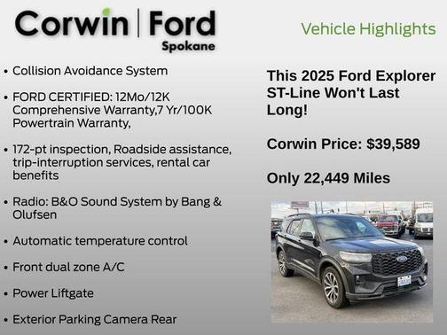 2025 Ford Explorer ST-Line