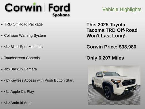 2025 Toyota Tacoma TRD Off Road