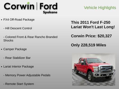 2011 Ford F-250 Lariat
