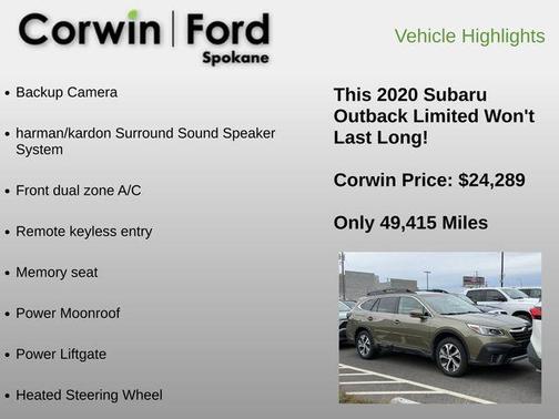 2020 Subaru Outback Limited