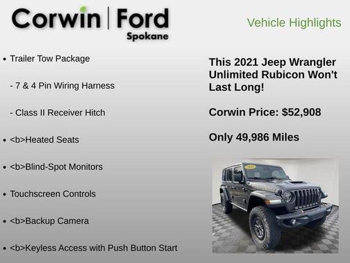 2021 Jeep Wrangler Unlimited Rubicon 392