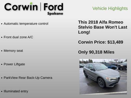 2018 Alfa Romeo Stelvio Base