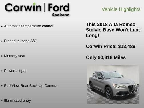 2018 Alfa Romeo Stelvio Base