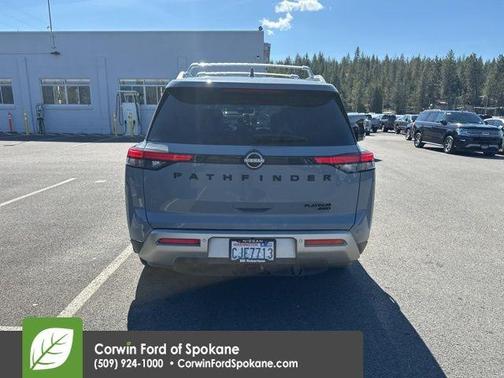 Boulder Gray Pearl 2023 Nissan Pathfinder Platinum