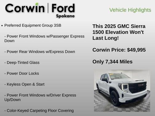 2025 GMC Sierra 1500 Elevation