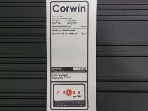 2025 Ford F-150 Platinum