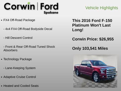 2016 Ford F-150 Platinum