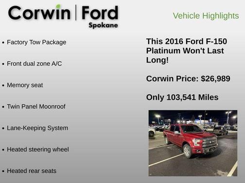 2016 Ford F-150 Platinum
