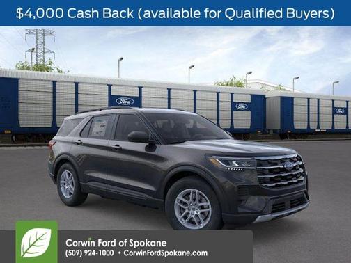 Black Metallic 2026 Ford Explorer Active