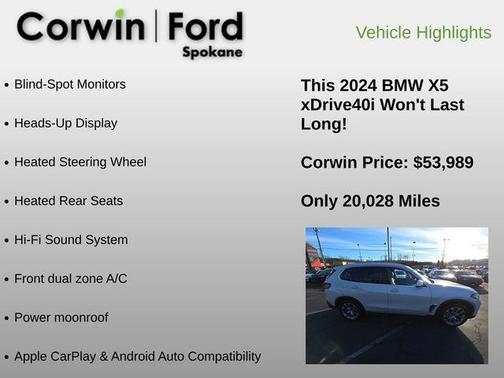 2024 BMW X5 xDrive40i