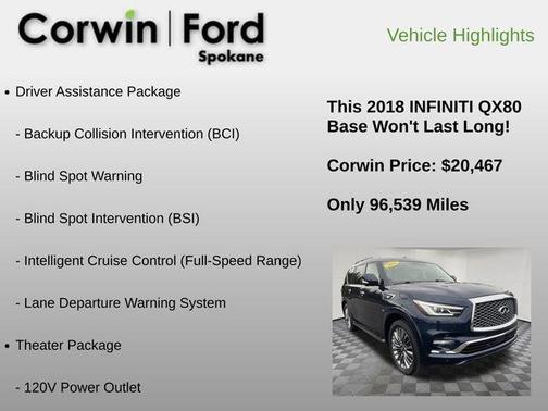 2018 INFINITI QX80 Base