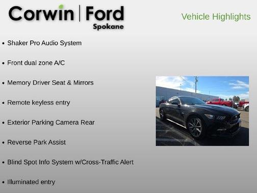 Black 2015 Ford Mustang GT Premium