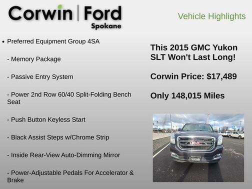 2015 GMC Yukon SLT