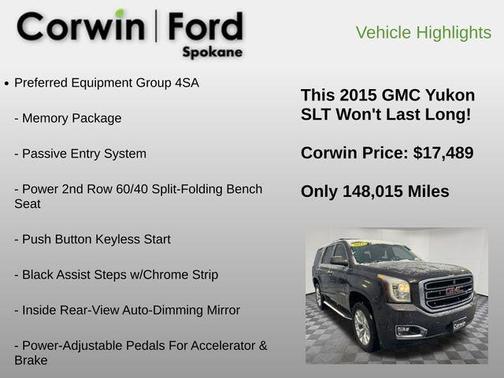 2015 GMC Yukon SLT