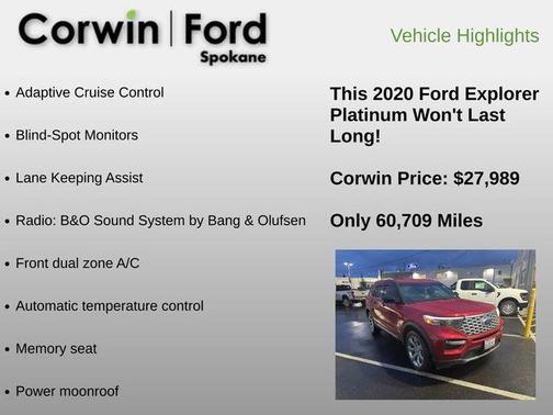 2020 Ford Explorer Platinum