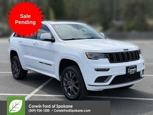 Bright White Clearcoat 2021 Jeep Grand Cherokee High Altitude