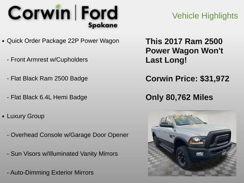 2017 RAM 2500 Power Wagon