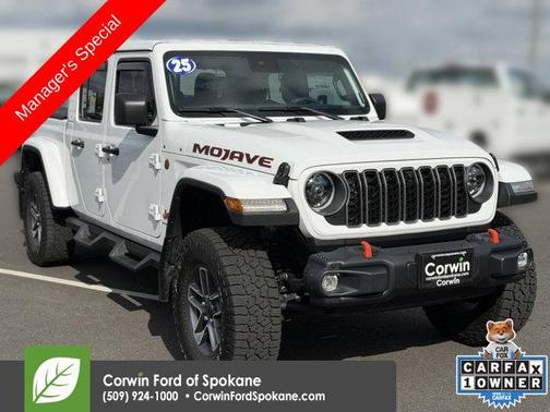 Bright White Clearcoat 2025 Jeep Gladiator Mojave