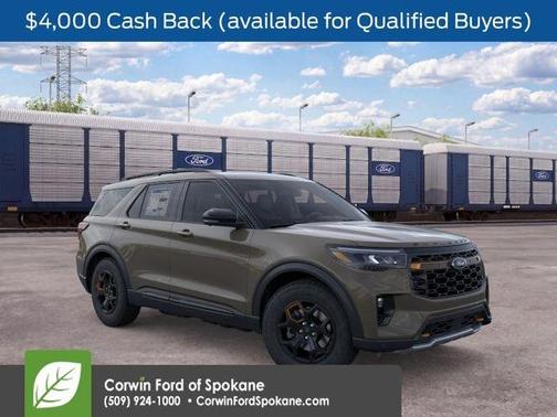 Gray 2026 Ford Explorer Tremor