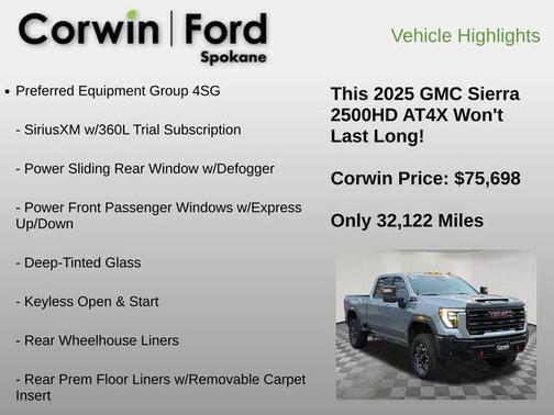 2025 GMC Sierra 2500 AT4X