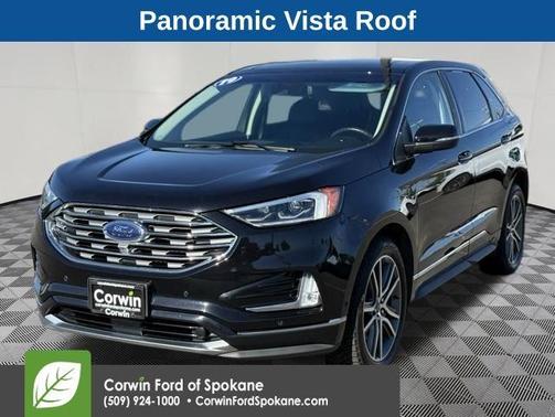 Agate Black Metallic 2019 Ford Edge Titanium