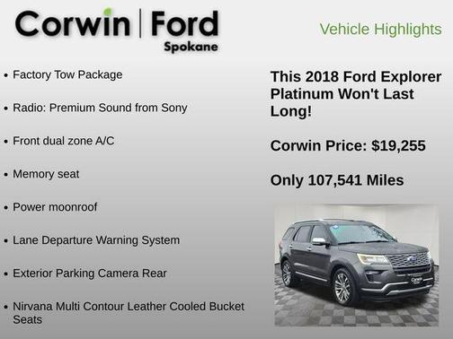 2018 Ford Explorer Platinum