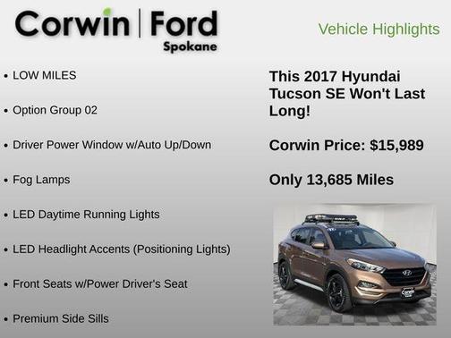 Mojave Sand 2017 Hyundai TUCSON SE
