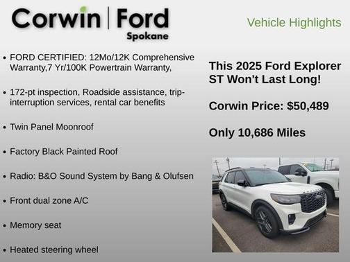2025 Ford Explorer ST