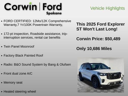 2025 Ford Explorer ST