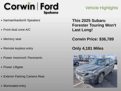 2025 Subaru Forester Touring