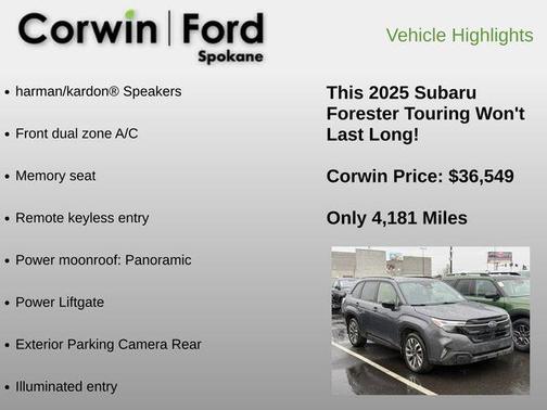 2025 Subaru Forester Touring