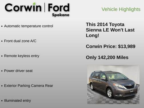 2014 Toyota Sienna LE