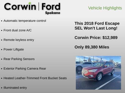 2018 Ford Escape SEL
