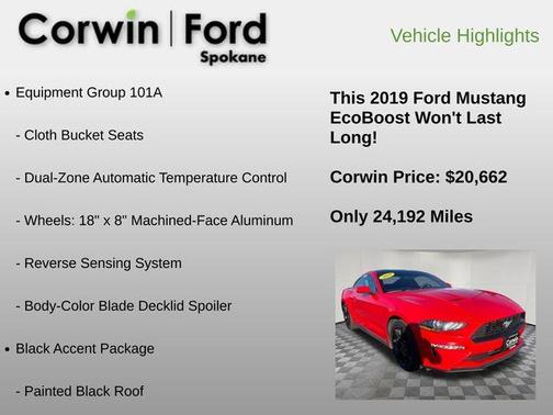 2019 Ford Mustang EcoBoost