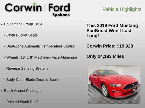 2019 Ford Mustang EcoBoost