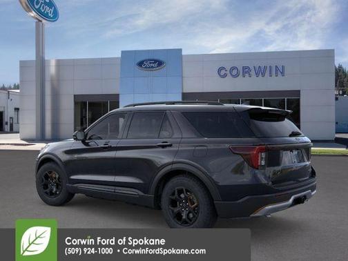 Agate Black Metallic 2026 Ford Explorer Tremor