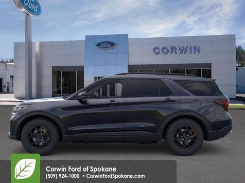 Agate Black Metallic 2026 Ford Explorer Tremor
