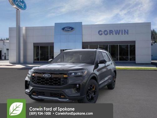 Agate Black Metallic 2026 Ford Explorer Tremor