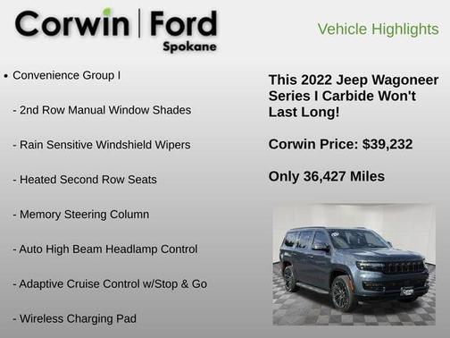 Riverrock Green 2022 Jeep Wagoneer Series I