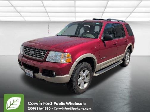 Red Fire Clearcoat Metallic 2005 Ford Explorer Eddie Bauer