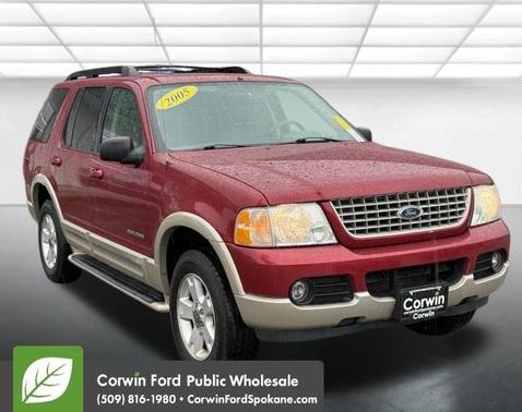 Red Fire Clearcoat Metallic 2005 Ford Explorer Eddie Bauer