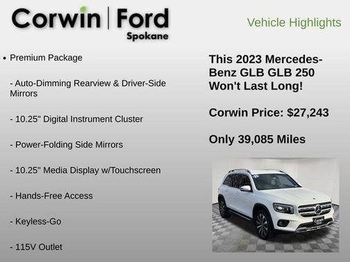 2023 Mercedes-Benz GLB 250 Base 4MATIC