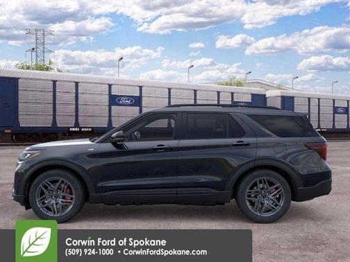 Agate Black Metallic 2026 Ford Explorer ST-Line