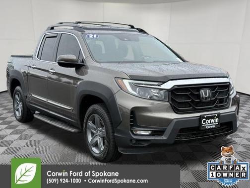 Pacific Pewter Metallic 2021 Honda Ridgeline RTL-E