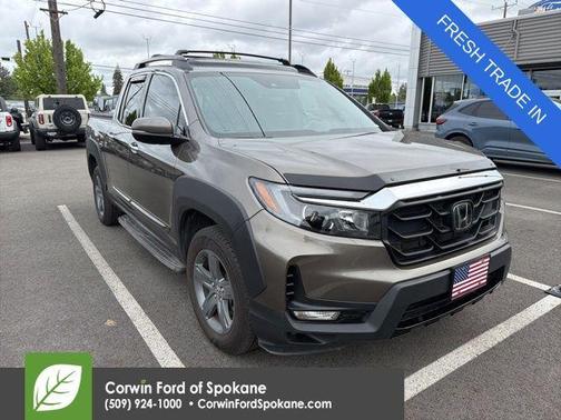 Pacific Pewter Metallic 2021 Honda Ridgeline RTL-E
