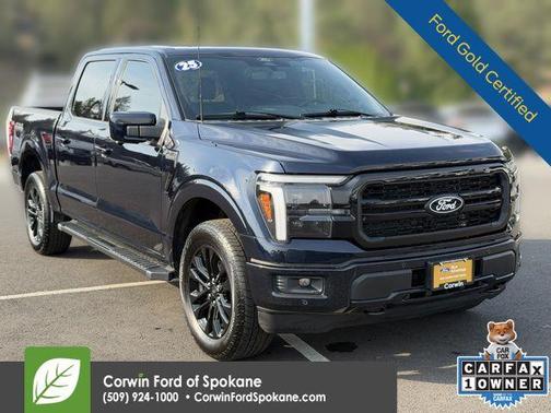 Antimatter Blue Metallic 2025 Ford F-150 Lariat