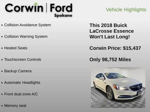 2018 Buick LaCrosse Essence